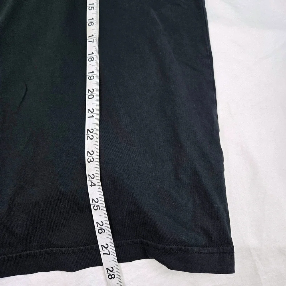 Banana Republic Men's Large Black‎ T-Shirt Supima Cotton Authentic Crew Soft Tee